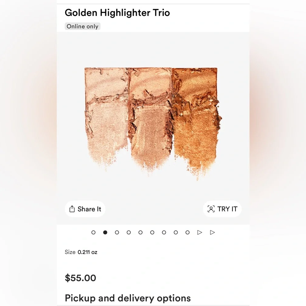 Natasha Denona Golden Highlighter Trio